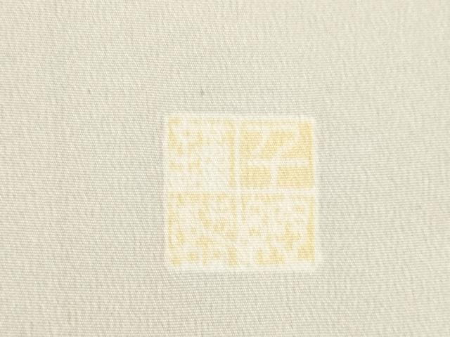 平和屋着物●創業460年・千總　訪問着　色紙重ね風景文　浜ちりめん　反端付き　正絹　逸品　AABG5840ck