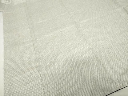 平和屋着物●男性　紬　アンサンブル　亀甲絣　三越扱い　正絹　逸品　未使用　AABG5844ck