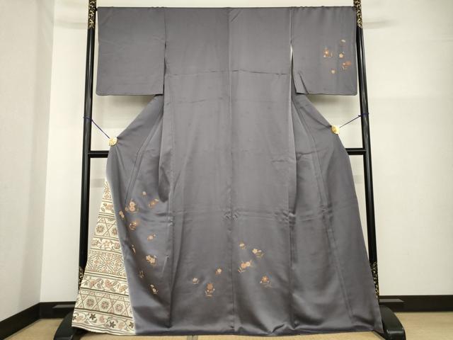 平和屋着物●総刺繍　訪問着　中国三大刺繍　相良刺繍　舞花文　ますいわ屋扱い　正絹　逸品　AABG5847ck