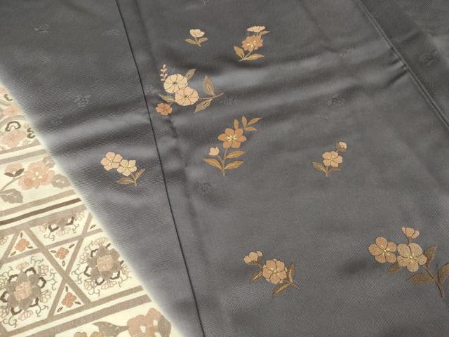 平和屋着物●総刺繍　訪問着　中国三大刺繍　相良刺繍　舞花文　ますいわ屋扱い　正絹　逸品　AABG5847ck