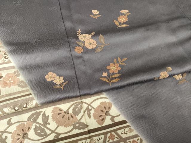 平和屋着物●総刺繍　訪問着　中国三大刺繍　相良刺繍　舞花文　ますいわ屋扱い　正絹　逸品　AABG5847ck