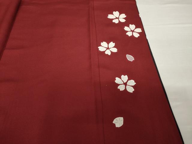 平和屋着物●豪華振袖　駒刺繍　枝花に兎　金彩　正絹　逸品　AABG5857ck
