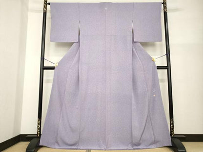 平和屋着物●伝統工芸士　義一作　江戸小紋　桜尽くし　正絹　逸品　AABG5858ck