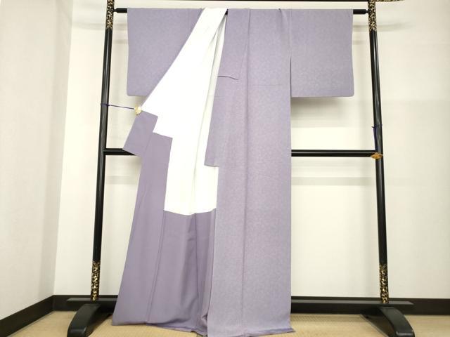 平和屋着物●伝統工芸士　義一作　江戸小紋　桜尽くし　正絹　逸品　AABG5858ck