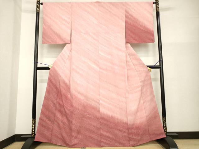 平和屋着物●洗える最高級着物　＜英＞はなぶさ謹製　訪問着　墨流し文様　AABG5864ck