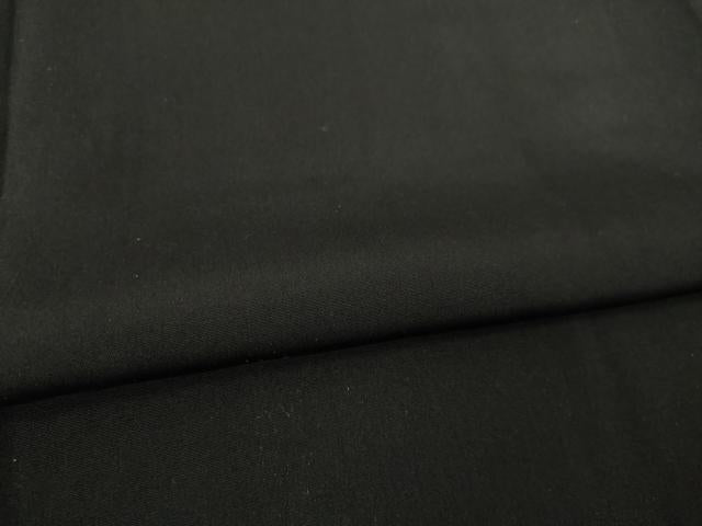 平和屋着物●男性　黒紋付・羽織セット　正絹　逸品　AABG5879ck