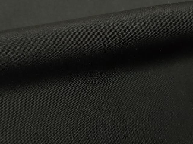 平和屋着物●男性　黒紋付・羽織セット　正絹　逸品　AABG5879ck