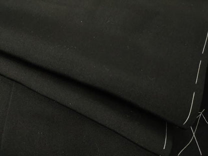 平和屋着物●男性　黒紋付・羽織セット　正絹　逸品　AABG5879ck