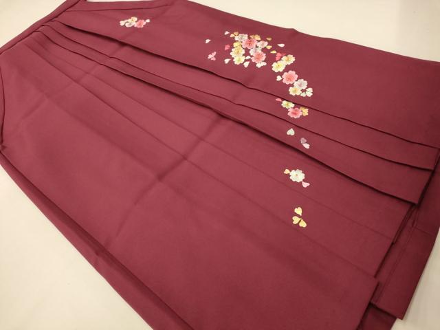 平和屋着物●女性　行灯袴　総刺繍　舞花文　金銀糸　洗える着物　AABG5923fw