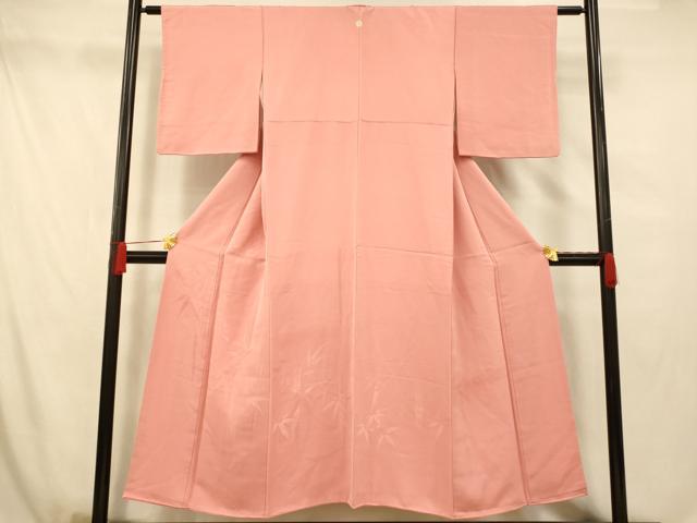 平和屋着物■豪華色留袖　笹竹地紋　虹色　正絹　逸品　AABG5935fw