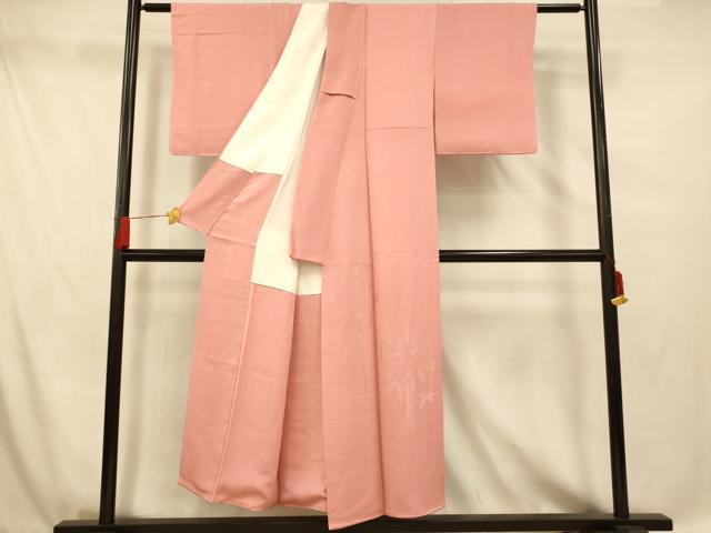 平和屋着物■豪華色留袖　笹竹地紋　虹色　正絹　逸品　AABG5935fw