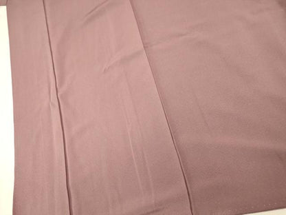 平和屋着物■上質な色無地　紅藤色　正絹　逸品　AABG5940fw