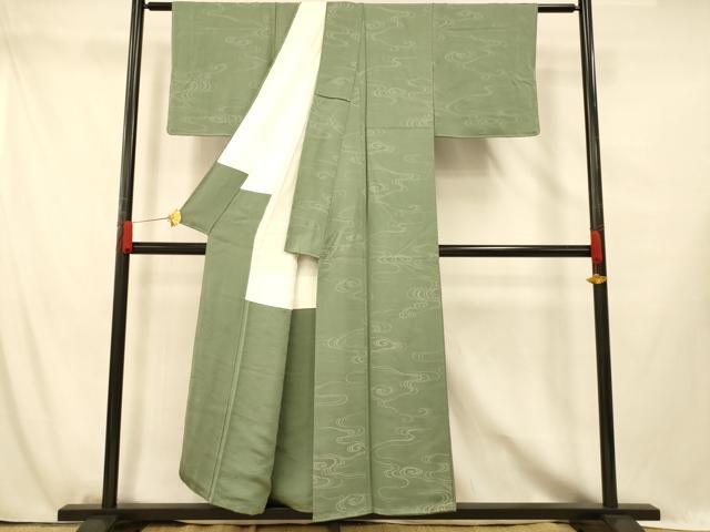 平和屋着物■上質な小紋　光琳水文　正絹　逸品　未使用　AABG5947fw