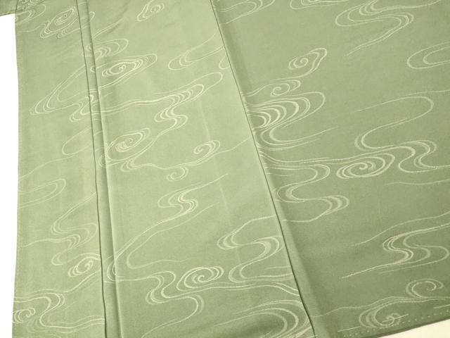 平和屋着物■上質な小紋　光琳水文　正絹　逸品　未使用　AABG5947fw