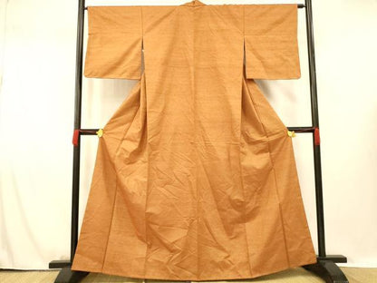 平和屋着物■上質な紬 霞文 正絹 逸品 未使用 AABG5962fw