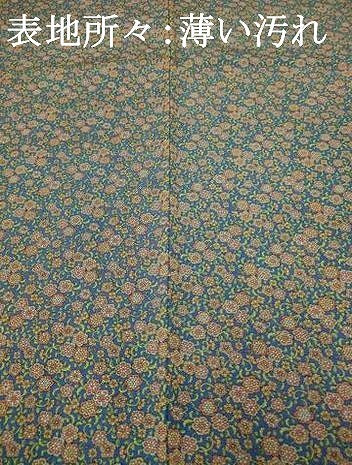 平和屋着物■上質な小紋　更紗花文　正絹　逸品　AABG5966fw