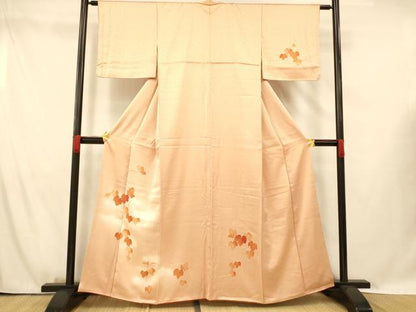 平和屋着物■訪問着　葡萄の蔓文　暈し染め　正絹　逸品　AABG5968fw