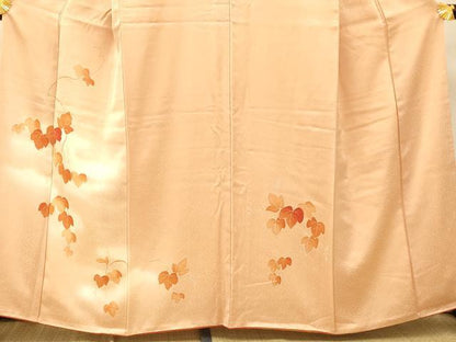 平和屋着物■訪問着　葡萄の蔓文　暈し染め　正絹　逸品　AABG5968fw