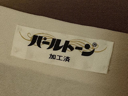 平和屋着物■上質な小紋　草花文　正絹　逸品　AABG5979fw