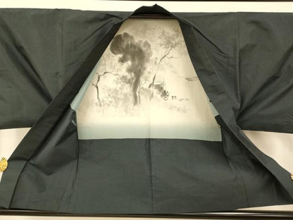 平和屋着物■男性 本場大島紬 アンサンブル 60亀甲 総詰め 伊勢丹扱い 正絹 逸品 AABG6002fw