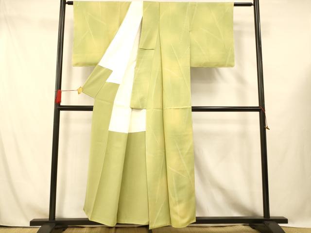 平和屋着物■上質な小紋　霞文　暈し染め　正絹　逸品　AABG6003fw