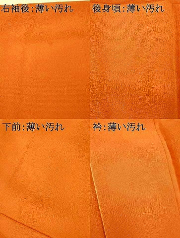 平和屋着物■豪華色留袖　手描き　刺繍　風景文　金糸　金彩　正絹　逸品　AABG6008fw