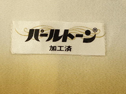 平和屋着物■上質な小紋 切嵌更紗花鳥文 正絹 逸品 AABG6011fw