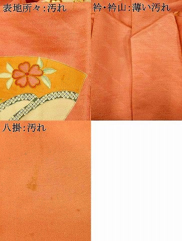 平和屋着物■訪問着 駒刺繍 地紙枝花文 金彩 正絹 逸品 AABG6020fw