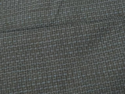 平和屋着物■男性　紬　アンサンブル　格子　正絹　逸品　AABG6025fw