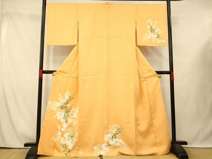 平和屋着物■訪問着 枝花文 正絹 逸品 AABG6027fw