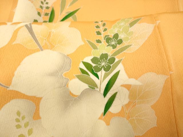 平和屋着物■訪問着 枝花文 正絹 逸品 AABG6027fw