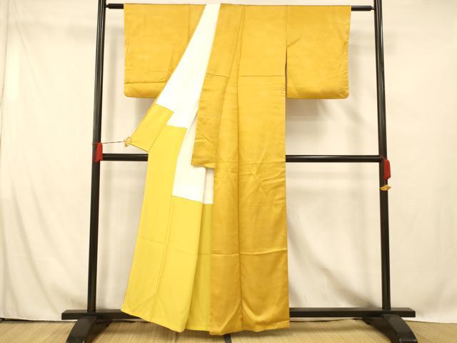 平和屋着物■虹色創家 本郷大田子 小紋 霞文 暈し染め 正絹 逸品 AABG6061fw