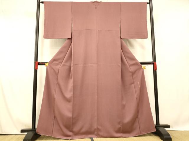 平和屋着物■上質な小紋 作家物 本草木萬両染 縞 正絹 逸品 未使用 AABG6063fw