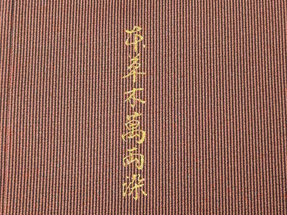 平和屋着物■上質な小紋 作家物 本草木萬両染 縞 正絹 逸品 未使用 AABG6063fw