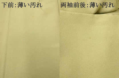 平和屋着物■訪問着 手描き 風景文 暈し染め 金銀彩 正絹 逸品 AABG6070fw
