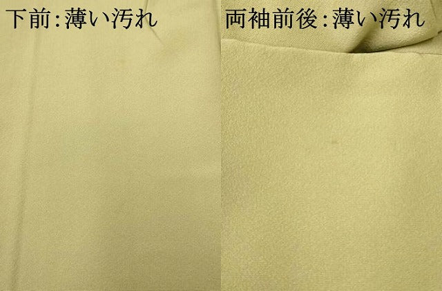 平和屋着物■訪問着 手描き 風景文 暈し染め 金銀彩 正絹 逸品 AABG6070fw