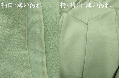 平和屋着物■訪問着 色紙松竹梅文様 金銀彩 正絹 逸品 AABG6071fw