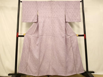 平和屋着物■大変加工の良い上質な総絞り小紋 正絹 逸品 AABG6087fw
