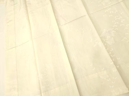 平和屋着物■長襦袢　無双仕立て　舞蝶文　暈し染め　正絹　逸品　AABG6094fw