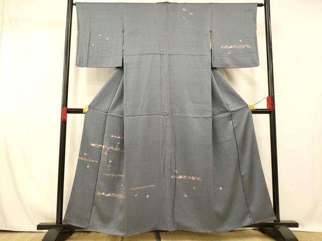 平和屋着物■訪問着 刺繍 宝尽くし文様 金彩 正絹 逸品 AABG6095fw