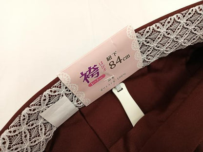 平和屋着物●女性　行灯袴　刺繍　舞桜文　洗える着物　未使用　AABG6481ph