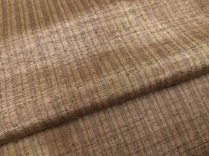 平和屋着物●上質な紬　幾何学文様　正絹　逸品　AABG6489ph