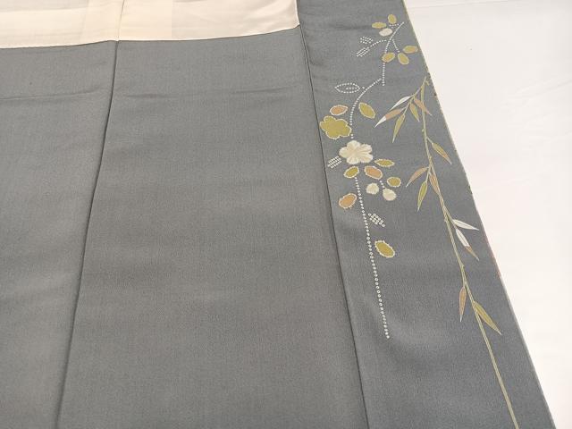 平和屋着物●訪問着　友禅　地紙花文　暈し染め　金彩　正絹　逸品　AABG6500ph
