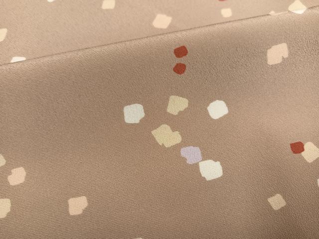 平和屋着物●洗える最高級着物　＜英＞はなぶさ謹製　小紋　箔散らし　洗える着物　AABG6516ph