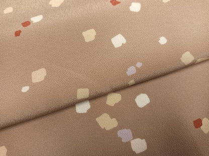 平和屋着物●洗える最高級着物　＜英＞はなぶさ謹製　小紋　箔散らし　洗える着物　AABG6516ph
