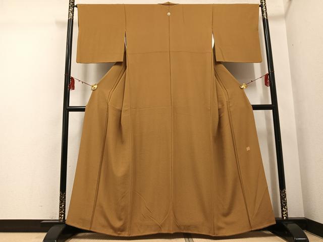 平和屋着物●江戸小紋　作家物　草木文　正絹　逸品　AABG6519ph