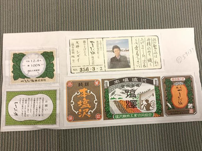 平和屋着物●やまだ織　本塩沢　縞　大坪シズイ作　証紙付き　正絹　逸品　AABG6520ph