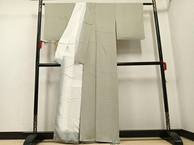 平和屋着物●江戸小紋　鮫小紋柄　正絹　逸品　AABG6541ph