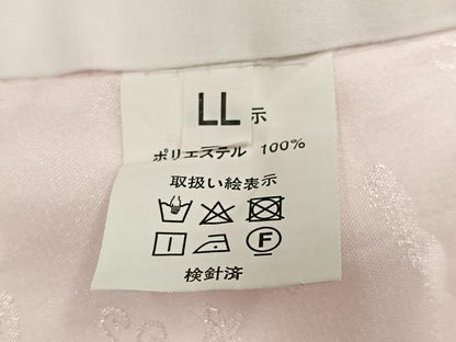 平和屋着物●振袖用長襦袢　無双仕立て　草花地紋　半衿刺繍　洗える着物　AABG6543ph