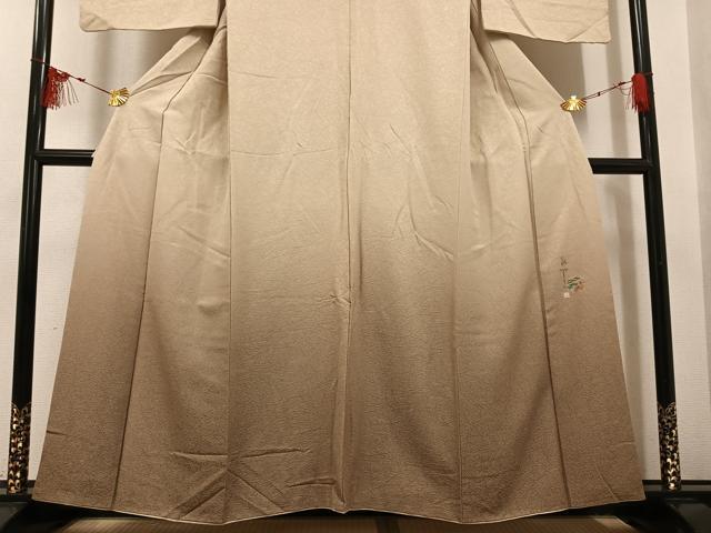平和屋着物●本草木染作家　圓啓　色留袖　暈し染め　さが美扱い　正絹　逸品　AABG6556ph